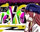 印象に残るカッコ可愛いイラスト制作します 色鮮やかな目を惹くイラストを制作いたします イメージ10