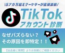 限定価格｜TikTokアカウント診断書作成します 5年の実践経験から、伸び悩みの原因を言語化します イメージ1