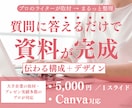 講座紹介など"伝えたい想い"を資料に整えます 「何を書く？」から一緒に。資料化をプロが作成！ イメージ1