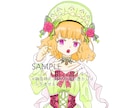 完成品の薔薇ロリータさん立ち絵を販売します TRPGや自作ゲームなど使い方はあなた次第です！ イメージ4