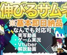 配信者、動画投稿者向けサムネお作りいたします 基本即日納品、複数割引対応でお受けします！ イメージ1