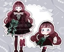 イラスト販売します IRIAM活動用、女の子立ち絵とSDのセットです。 イメージ1