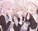 可愛いイラストを描きます 動画用イラスト、立ち絵、キャラデザ、グッズ用などなど！ イメージ2