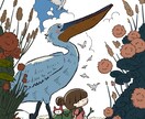 シンプル・絵本タッチの可愛いイラストを描きます ゆるーいネコなどの動物、女の子が得意です イメージ5
