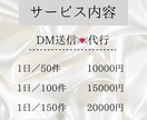 InstagramのDM運用代行します ターゲットを絞り、必要な方へDMを送ります。 イメージ2