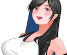 女性キャラクターのイラストを作成します 女性キャラクターのイラスト作成 イメージ2