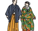 シンプル&ポップな似顔絵イラストを描きます SNSアイコンに・結婚式ペーパーアイテムに・贈り物に添えて イメージ7