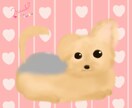 ペットちゃんを可愛く心込めてイラストにします お家やご実家の子、昔暮らした子、好きな動物描きます イメージ2