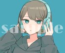 歌ってみた・配信で使えるオリジナルイラスト描きます お好みの絵柄に寄せることも可能◎ イメージ2