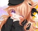 キラキラの目のアイコン・OC1枚絵描きます 可愛い女の子が得意です！あなたのためのアイコン描きます！ イメージ2