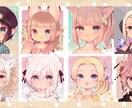 アイコンなどのイラスト描きます かわいい女の子のイラストが得意です！ イメージ1
