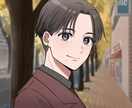 SNSで話題にできる！アニメ風似顔絵描きます アニメのスクショ風似顔絵です！ イメージ6