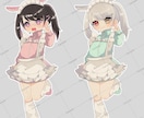 量産★ジャージメイドイラスト制作します 髪型自由！他パーツ組み合わせ豊富な量産イラスト作成致します イメージ7