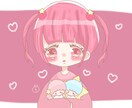 SNS用アイコン作成します ふわふわした絵柄が好きな人にオススメです！ イメージ3