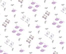 商用OK！かわいい概念モチーフパターン壁紙作ります Vtuber様やライバー様の返礼品や壁紙にコレ！！ イメージ2