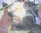 やわらかく幻想的な雰囲気のあるイラストを描きます タッチの残る塗り･モチーフで世界観を表現するのが得意です！ イメージ6