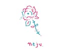 センス良く、かわいい２色のイラストデザインします 宇宙でサイケでボタニカルでトリッピーな独特な世界観で描きます イメージ8