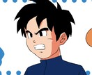 鳥山明風(ドラゴンボール風)の似顔絵を作成いたします！ イメージ1