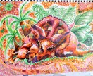 色鮮やかな絵を描きます 世界で1つだけの作品描きます！ イメージ3