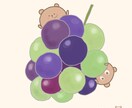 ゆるーいくまのイラスト描きます あなたの生活にも ゆるくま いかがですか(๑･㉨･๑)？ イメージ2