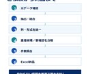 PDF・画像・Excelを集計できる表に整理します 100行まで｜重複候補・要確認を分けてExcel納品 イメージ3