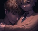 キャラクターイラスト描きます ライティングが特徴的なイラストが得意です。 イメージ2