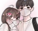 SNSアイコン 名刺 商用可イラスト似顔絵描きます あなたと大切な人の笑顔を、絵で残しませんか？ イメージ5