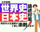 大学受験　世界史・日本史の論述を添削します 京大合格者も輩出した指導を提供します！ イメージ1
