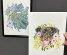2枠限定！色鉛筆で幻想的な動物画を制作します 透明感ある美術館のような一点物アート イメージ6