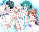 女性、男性、動きのあるイラストを描きます 可愛い、カッコいいをお届けできるように頑張ります！ イメージ6
