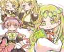 可愛いミニキャラ描きます 配信、歌ってみた、アイコン、グッズにも！ イメージ2