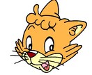 擬人化された猫のイラストアイコンは和ませます 全可8点ある可愛い猫のアイコンは色々な場面に使えます イメージ5
