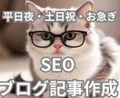 SEO｜ブログ｜記事｜メール等｜文章作成いたします 平日夜・土日祝も対応OK！ お急ぎもお気軽にご相談ください！ イメージ1