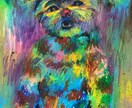 海外アートみたいなペット肖像画を描きます お写真を元に、世界に一枚だけの特別な肖像画を制作します。 イメージ8