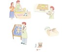 水彩イラスト描いてます ほんわかとした親子のイラストいかがですか☆彡 イメージ3