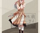 お手頃価格で簡単な立ち絵を描きます あなたのキャラクターを、簡単な背景で立ち絵にします！ イメージ2