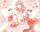 キュートな女の子描きます アイコンから一枚絵まで用途に合わせて描きます イメージ1