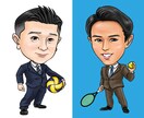 写真から似顔絵制作いたします 印象に残り親しみを感じるアイコン、名刺、プレゼント！ イメージ8