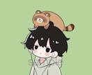 ポップでゆるキャラのイラストを描きます スピード納品！ペア画にもいかがでしょうか イメージ3