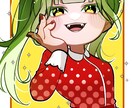 POPでかわいいイラストを作成します 丸みのある等身のキャラクターデザイン イメージ1