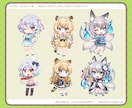 最短納品即日!SDイラスト描きます サムネイルやアイコン、グッズ等に! イメージ2