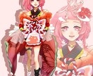 配信アプリ内で使える立ち絵やイラストを制作します あなたの想像するイメージをしっかり形付いたします！ イメージ1