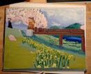 空間に合った絵を絵の具で描きます 原宿で展示を行う私が観賞用/ウェルカムボード/似顔絵描きます イメージ3