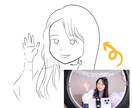 お試し期間！最低価格☆アイコン用イラスト描きます SNS等に使用する似顔絵イラストやミニキャラかきます イメージ1