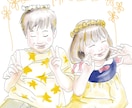 お写真からイラスト作成致します 結婚式の記念やお誕生日などのお祝い、ペットのイラストもOK！ イメージ4