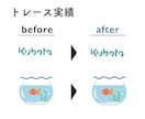 画像からAiデータをお作りします 丁寧で高品質なトレース作成！！AI納品！ イメージ2