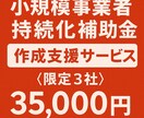 小規模事業者持続化補助金の申請をサポートします 補助金に精通した中小企業診断士が担当します イメージ1