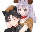 等身胸上〜腰上アイコンイラスト制作ます 雰囲気相談◎男女キャラ対応￤SNSアイコンにおすすめ！ イメージ6
