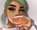 sns等に使えるイラストアイコン制作をいたします お写真やご要望を元にイラスト制作させていただきます。 イメージ5
