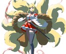 女の子を顔から全身まで1枚絵を描きます 顔から、全身まで対応した女の子のイラストを描かせて頂きます。 イメージ1